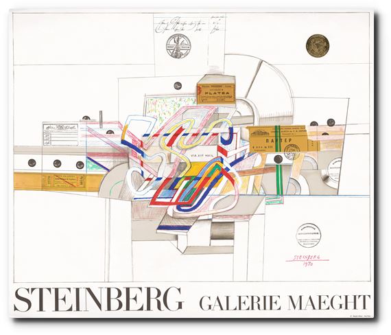 203. Plakát. Steinberg II by Saul Steinberg, 1970