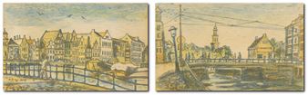 277. Konvolut 2 ks: Pohledy na město - Jindřich Mahelka