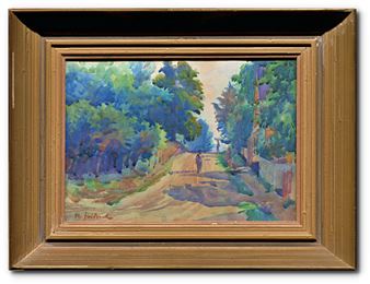 293. Postava na cestě - Oskar Kreibich