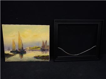 Retour du bateau de pêche - Deljean