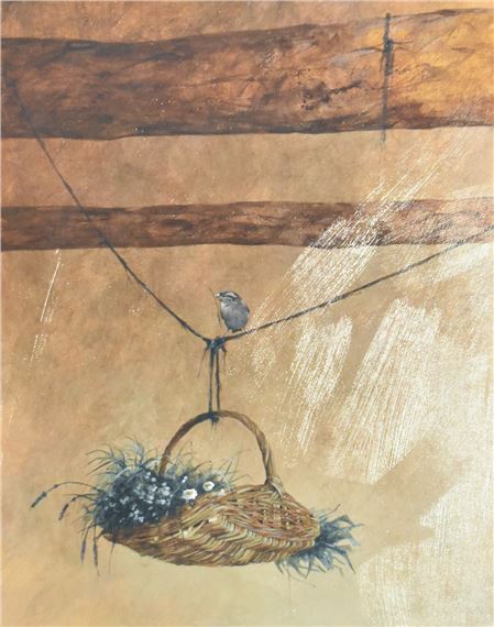 Building the Nest by Ron Bone, dated 1994