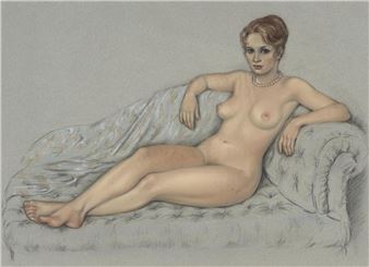 Untitled (Reclining Nude) - Victoria Fontaine-Wolf