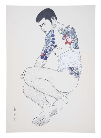 Tsuyoshi Yoshida | From Mishima Gō gashū Wakamono 三島剛画集 若者