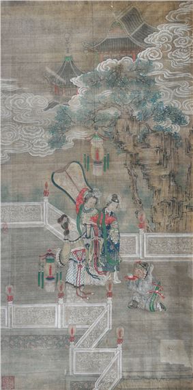 The drunken Beauty by Qiu Ying, early 20th century