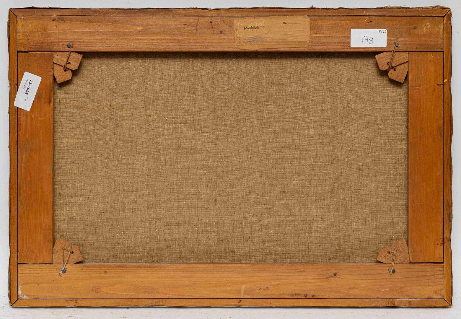 Artwork by Soekardji, Landschap met vulkaan, Made of oil on canvas