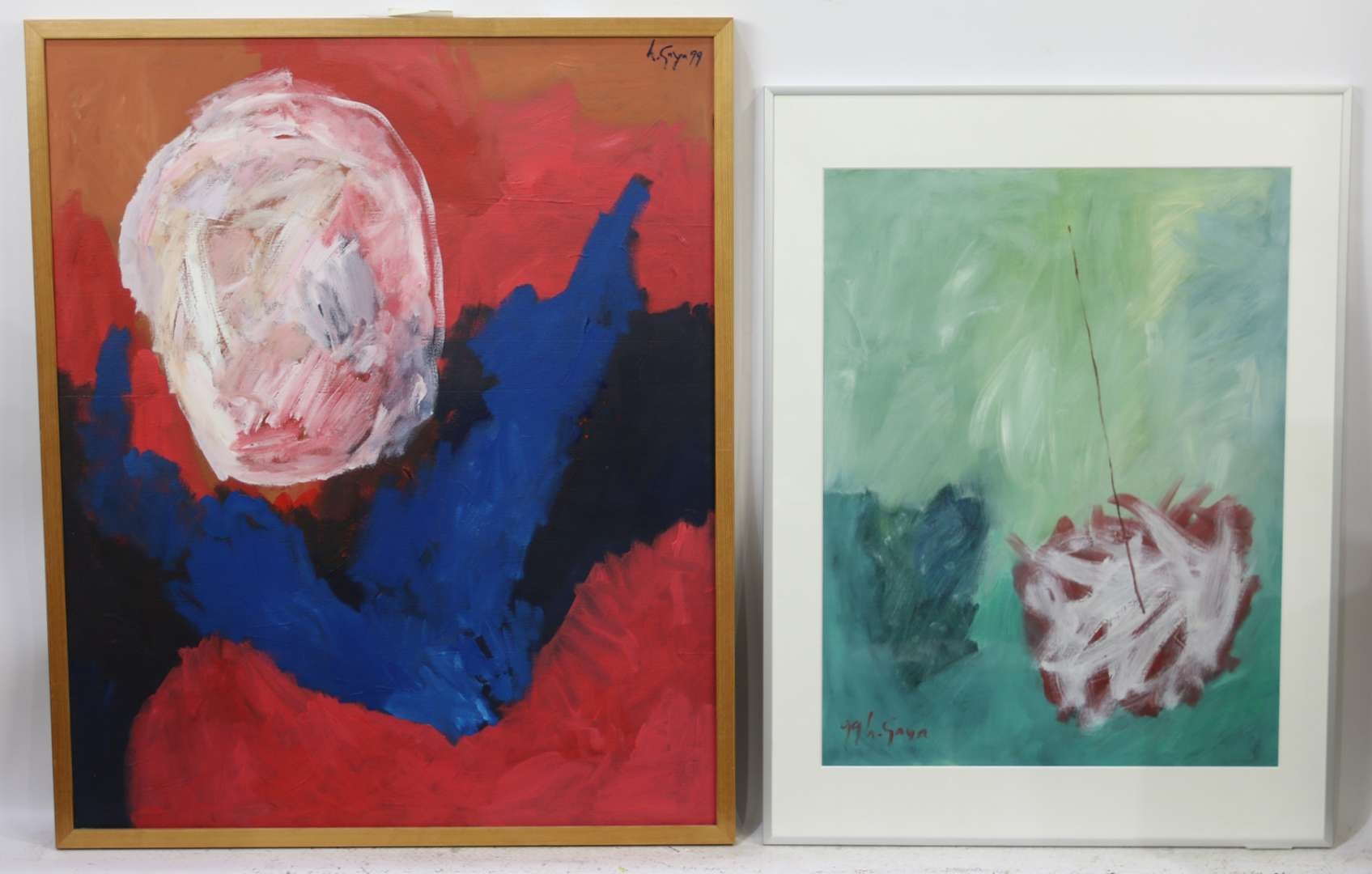 Artwork by Herly Gaya, Zonder titel, Made of acrylverf op papier