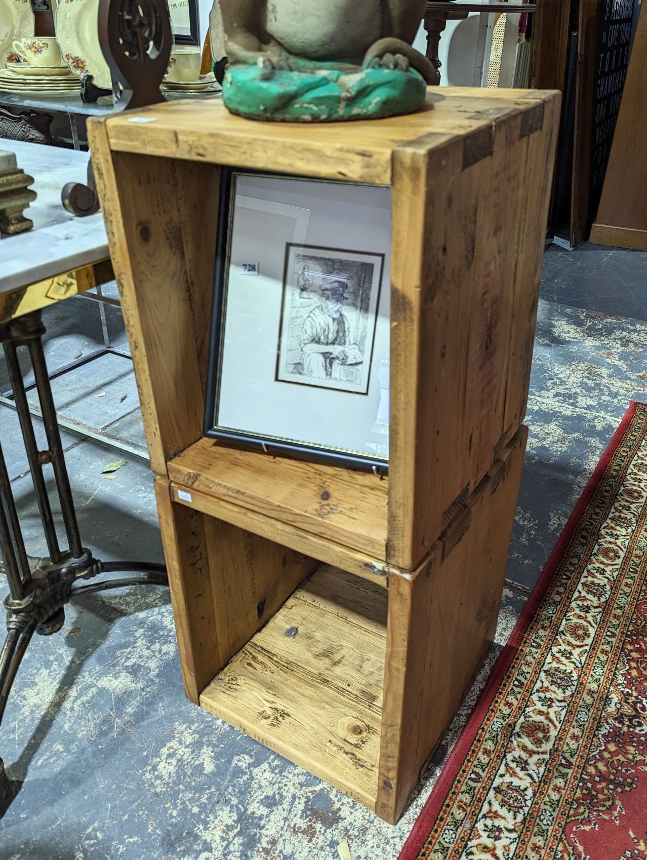 Makeshift | 2 SOLID PINE BOXES | MutualArt