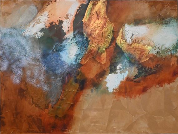 Untitled abstract collage - James Grabowski