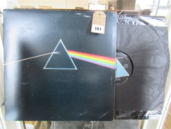 Pink Floyd | PINK FLOYD SOLID BLUE TRIANGLE FIRST PRESS DARK SIDE OF ...