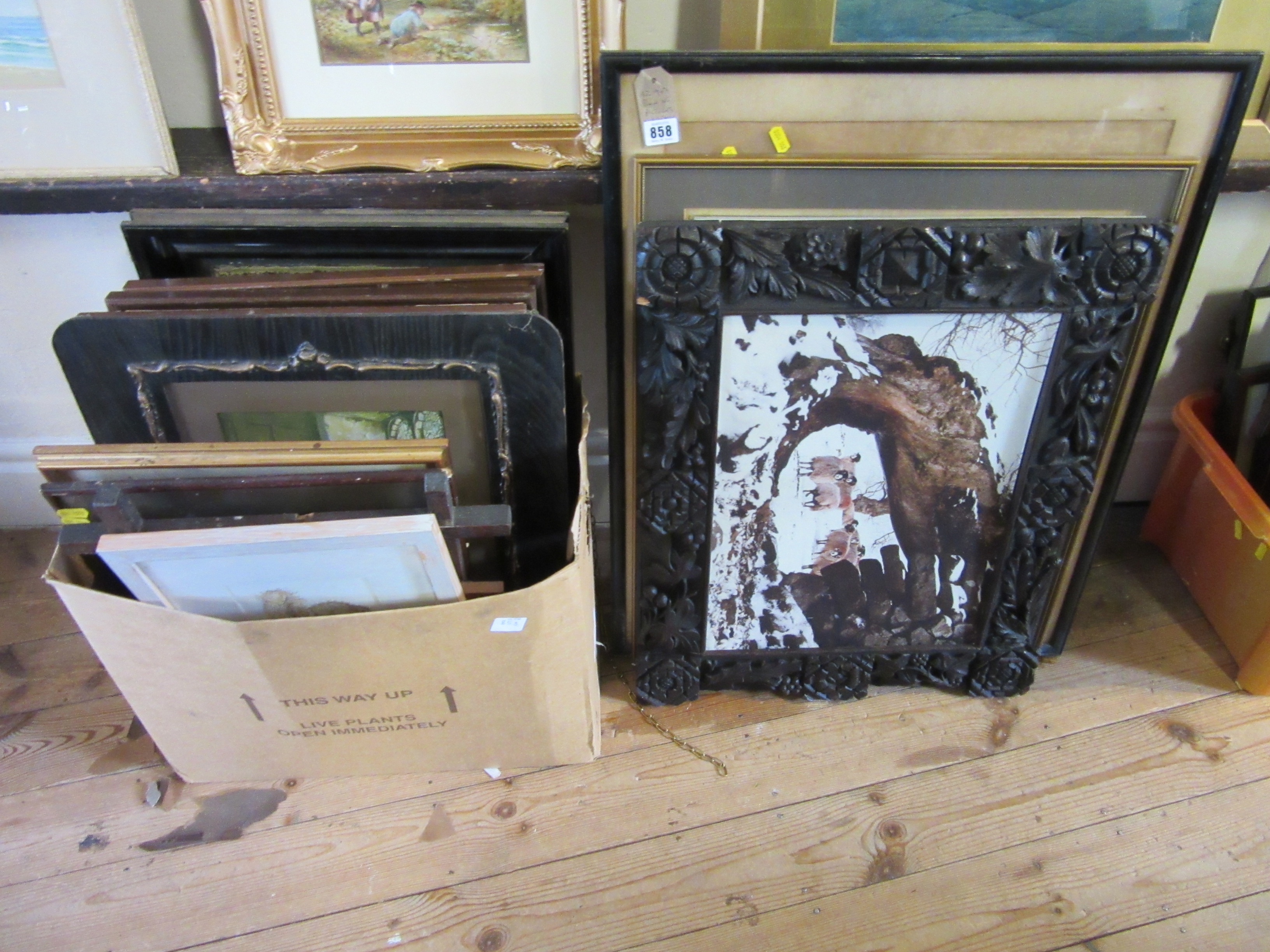 Stack | BOX AND A STACK OF PICTURES | MutualArt