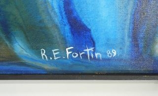 Artwork by Robert-Emile Fortin, Survol Des Temps Futur, Made of Mixed Media on Canvas