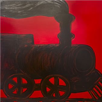 Red Barn Train - Eleanore Mikus