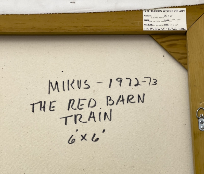 Eleanore Mikus | Red Barn Train (1972) | MutualArt