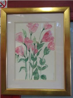 SYLKE CLARIDGE: A trio of floral still life - Sylke Claridge