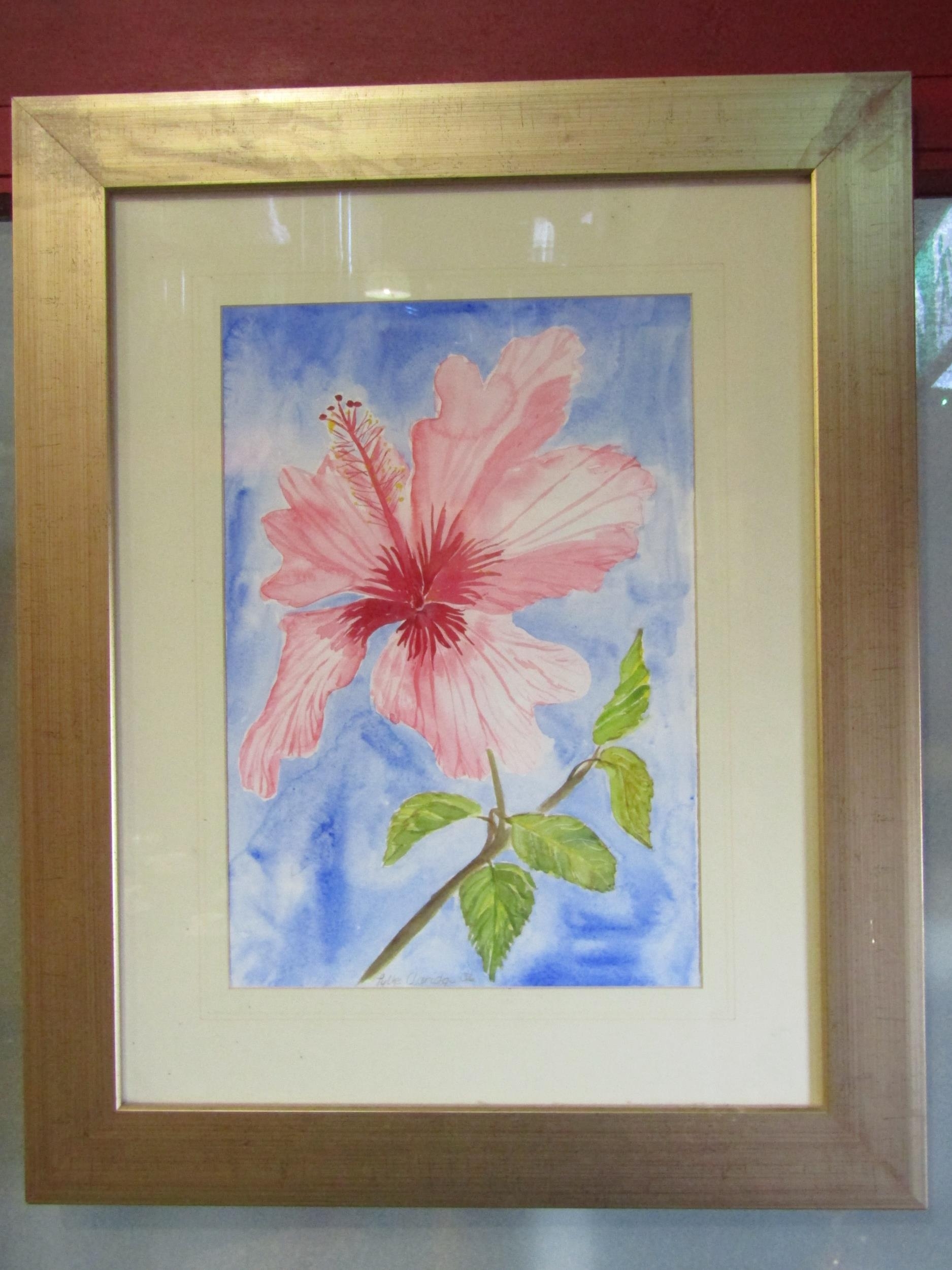 Artwork by Sylke Claridge, SYLKE CLARIDGE: A trio of floral still life, Made of watercolours