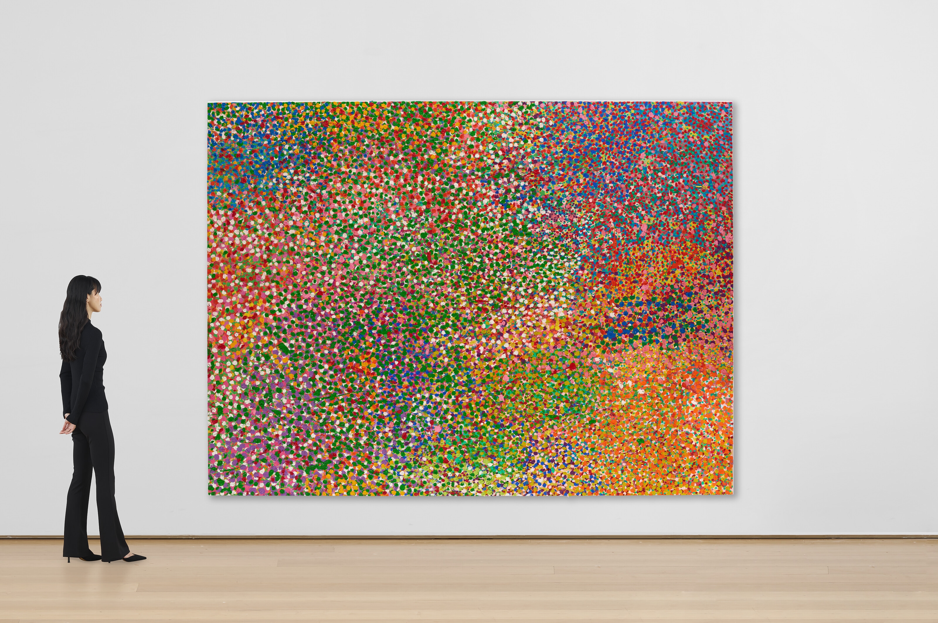 Artwork by Damien Hirst, Veil of Life Everlasting, Made of oil on canvas
