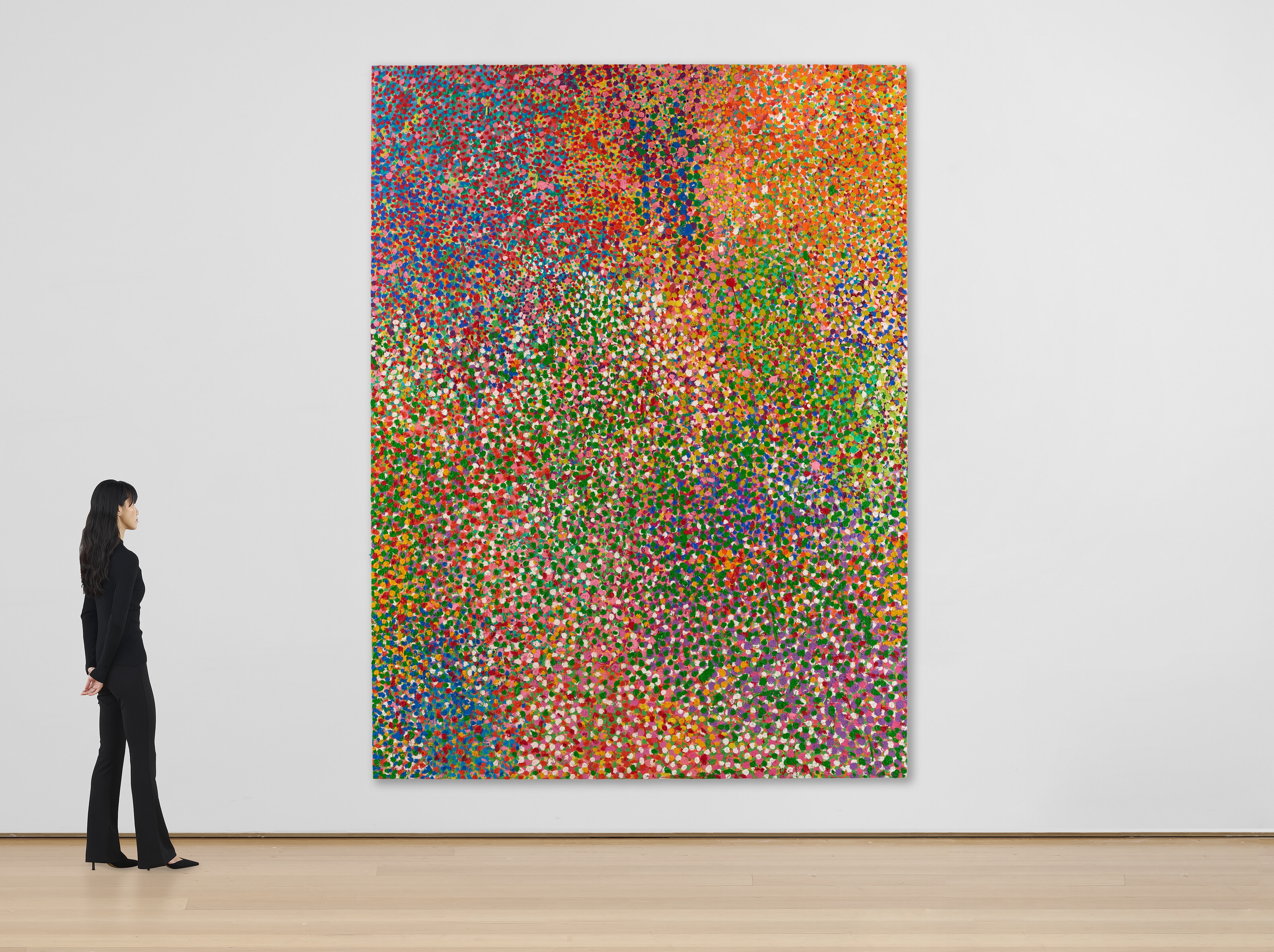 Artwork by Damien Hirst, Veil of Life Everlasting, Made of oil on canvas