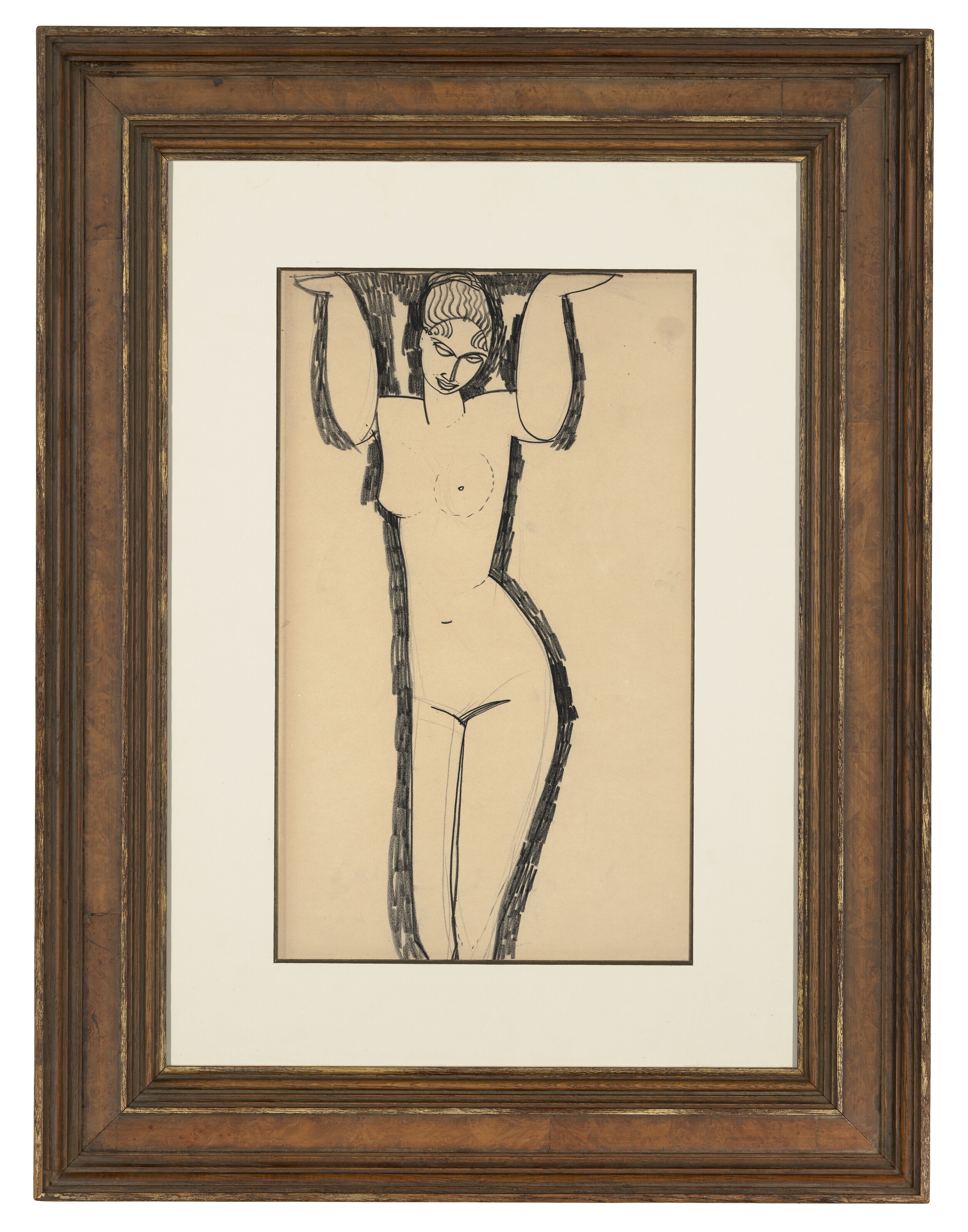 Amedeo Modigliani | Cariatide (1910 - 1911) | MutualArt