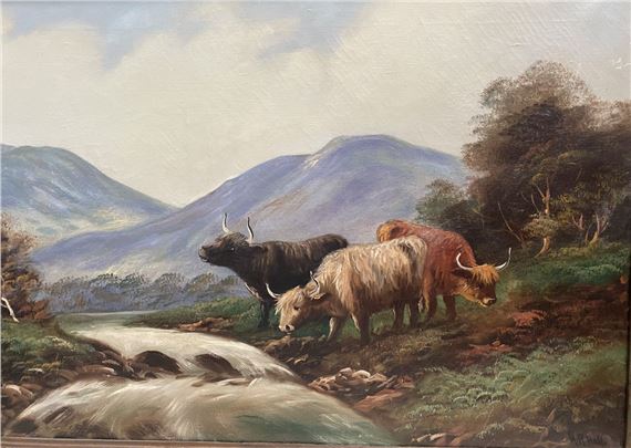 Henry R. Hall | ‘HIGHLAND CATTLE’ | MutualArt