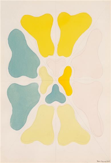 Untitled by Paul Feeley, dated 1964