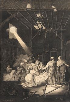 De aanbidding der herders - Johann Daniel de Gyselaar