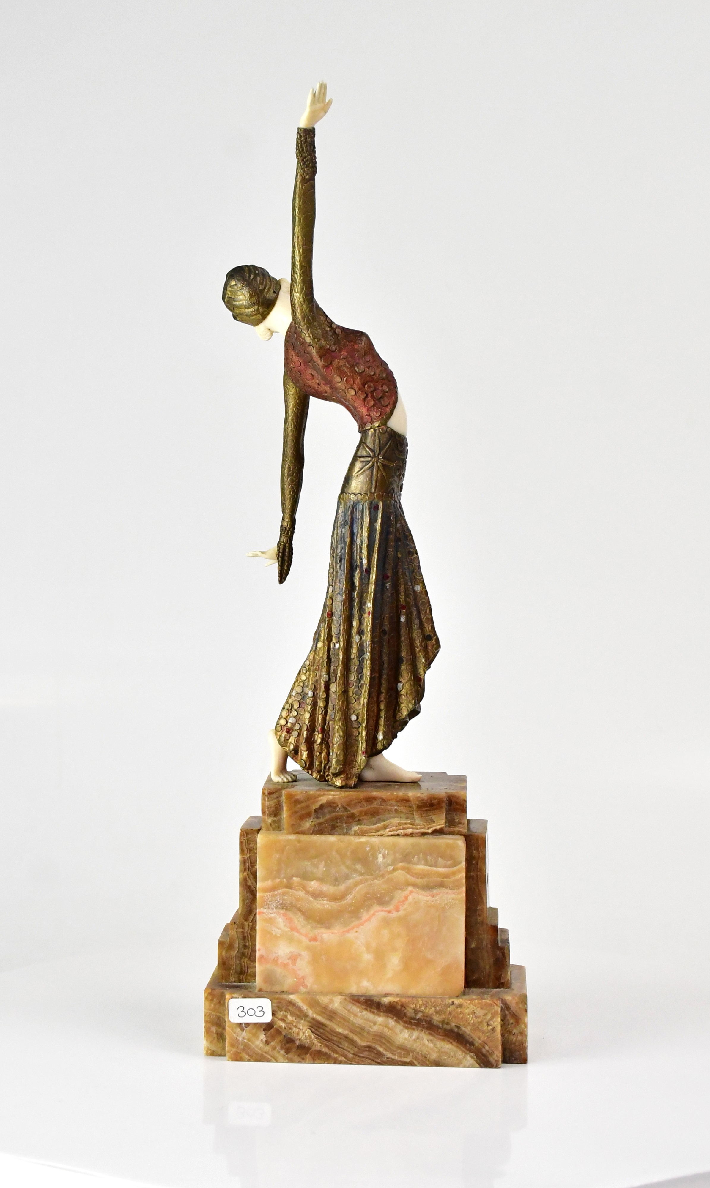 Demétre H. Chiparus | Footsteps (Circa 1925) | MutualArt