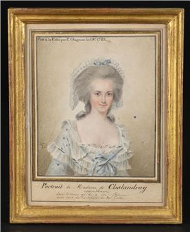 Portrait of Madame de Chaladray - Pierre Victor Olagnon