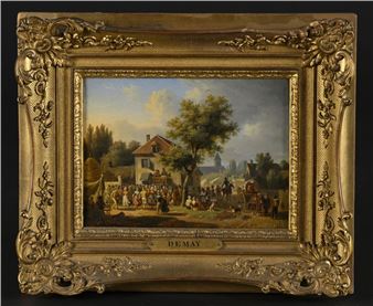 The village ball - Jean Francois Demay