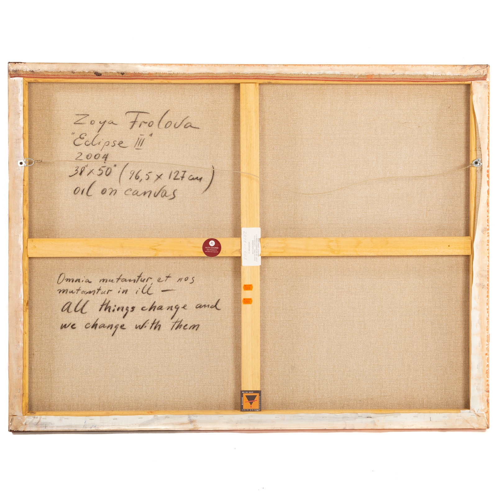 Artwork by Zoya Frolova, Eclipse III, Made of Oil on canvas