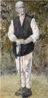 A Peasant Watches the Intellectuals (Pavel Terțiu - Ion Grigorescu