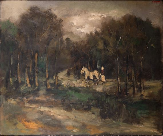 Landscape on the Arges Valley by Mircea Ciobanu, circa 17