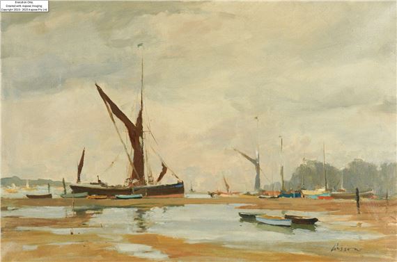 Thames Barges by Edward Wesson
