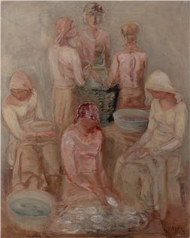 The Day's Catch - Leopold Gottlieb