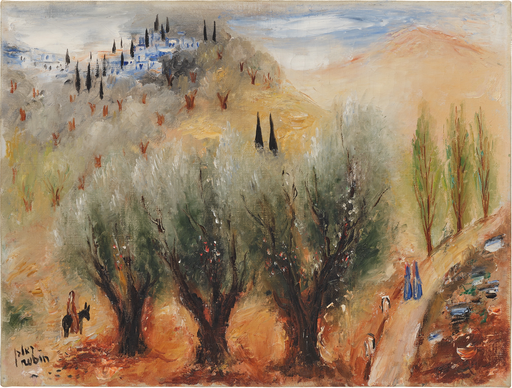 Reuven Rubin | Untitled (Circa 1955) | MutualArt