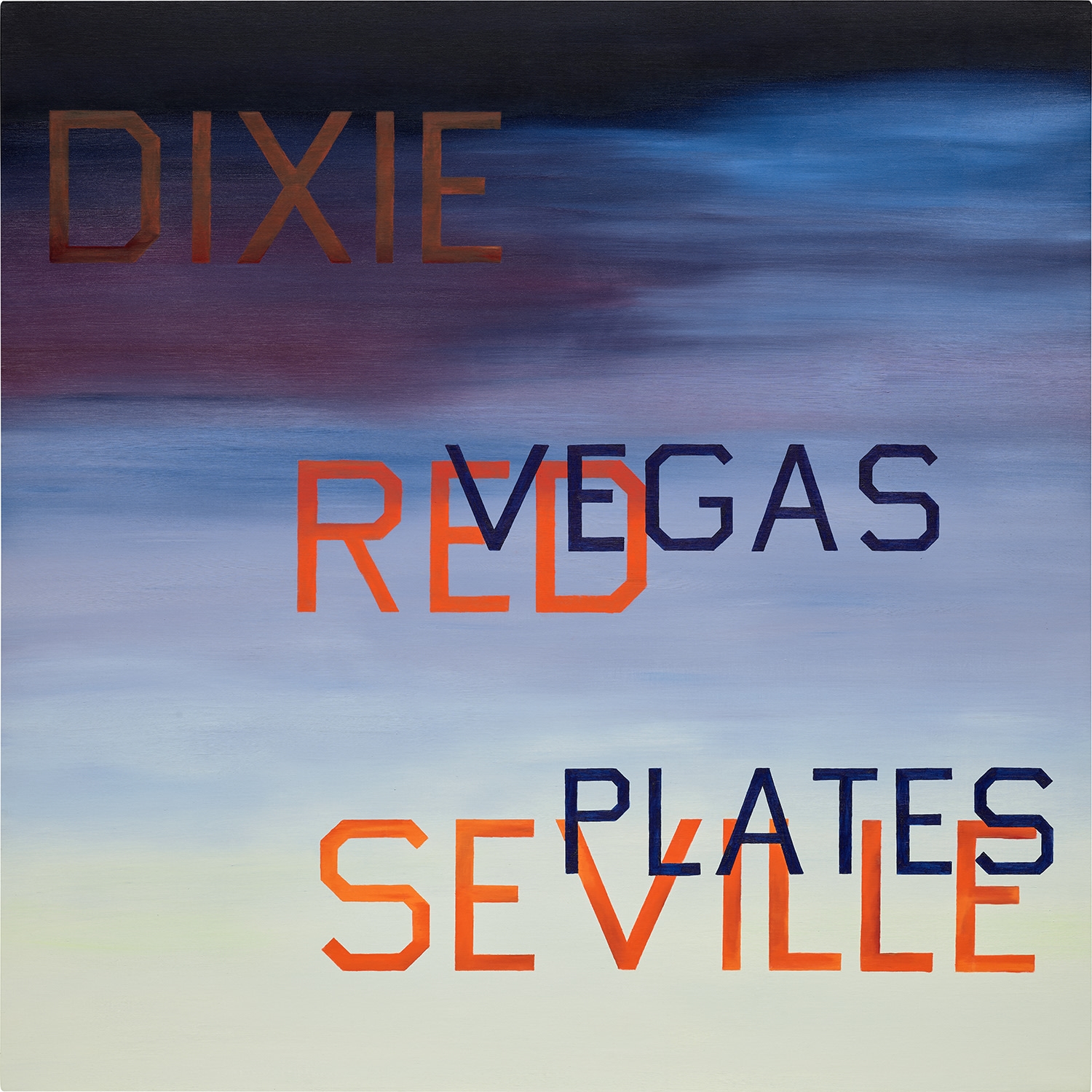 Ed Ruscha | Dixie Red Seville (1985) | MutualArt