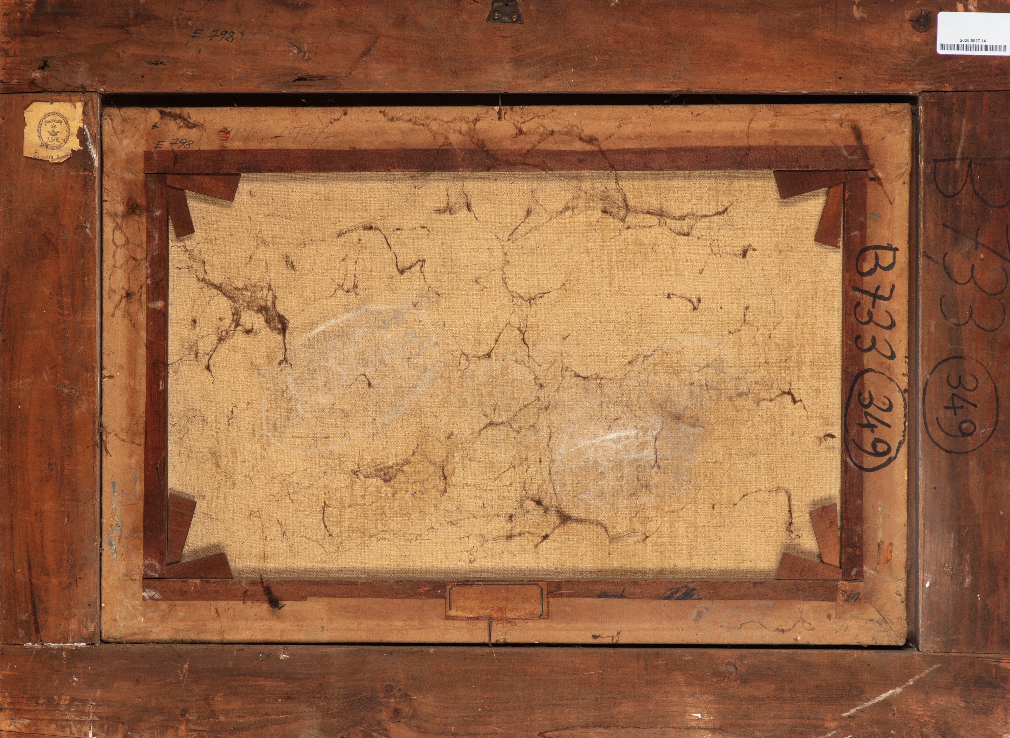 Artwork by Harry Dixon, A farmyard, Made of oil on canvas