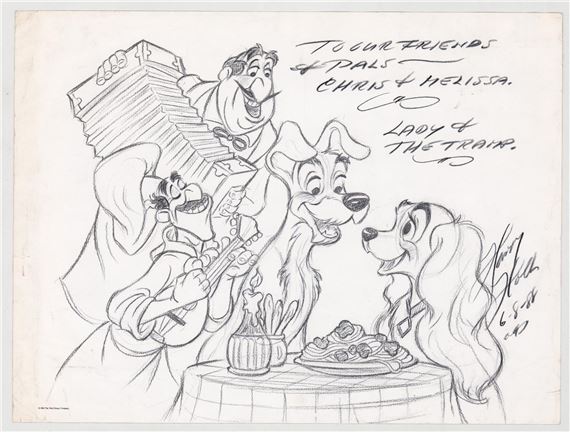 Ralph Kent | Disney, Lady and the Tramp (1982) | MutualArt