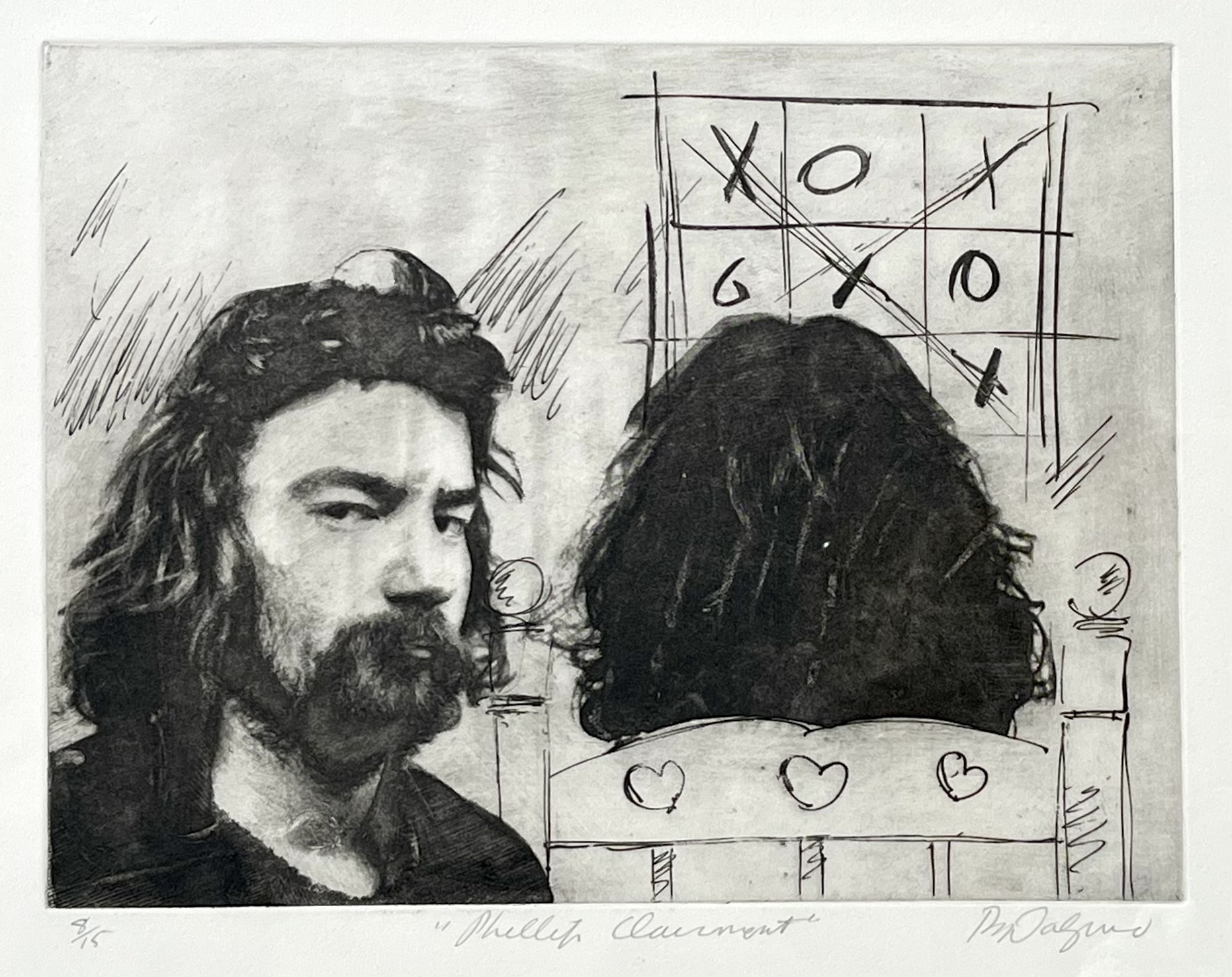 Artwork by Roy Dalgarno, Phillip Clairmont, Made of Etching