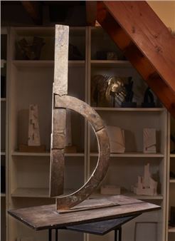 Gilbert WEIL 7 times 1 sept n°2 Bronze pendulum sculpture signed - Gilbert Weil