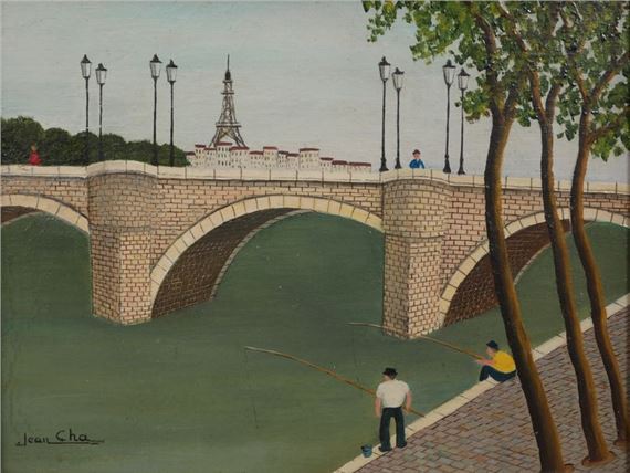 Parisian bridge by Jean Cha