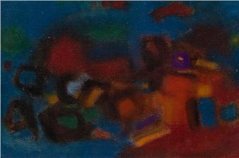 oil on paper/board Untitled - Armand Demeulemeester