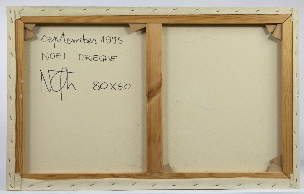Artwork by Noel Drieghe, september 1995, Made of acrylic on canvas