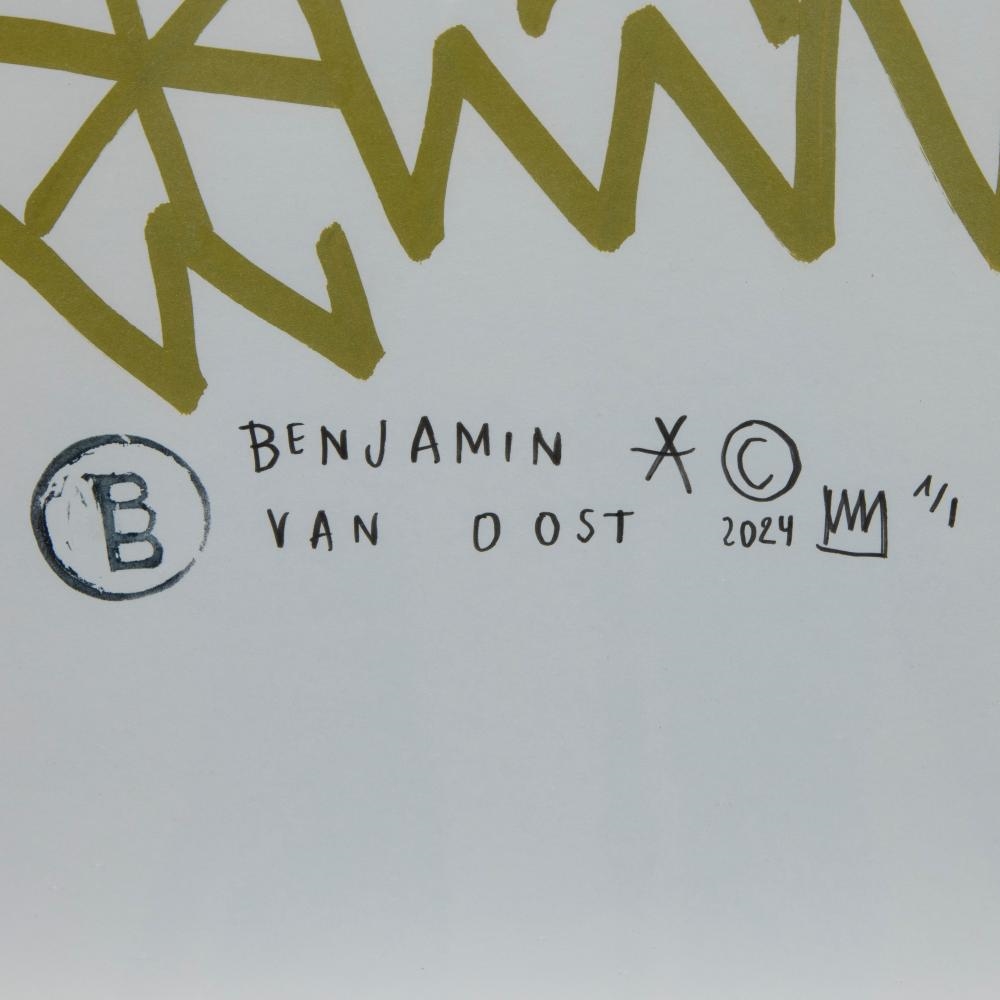 Artwork by Benjamin van Oost, acrylic on paper Untitled, Made of acrylic on paper