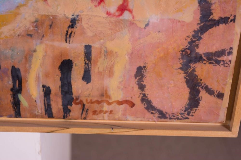 Artwork by Jef Gunn, Cantilena, Dansa,, Made of mixed media on panel