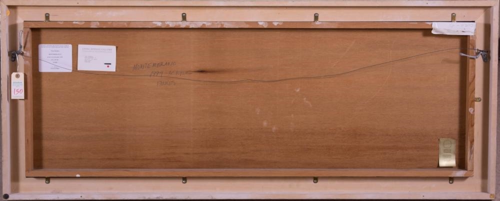 Artwork by Tom Fawkes, Montemerano II,, Made of ACRYLIC ON WOOD PANEL, LANDSCAPE., TOM FAWKES ACRYLIC ON WOOD PANEL