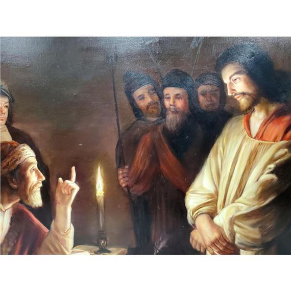 Gerrit van Honthorst | Christ Before the High Priest | MutualArt