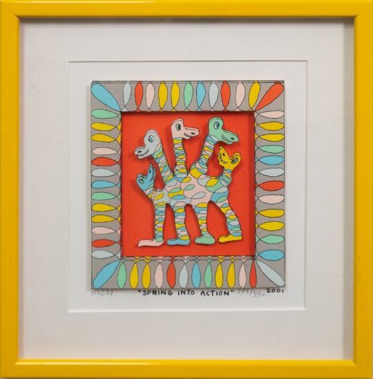 *＊*…James Rizzi 『 FROWERS 』*＊*…LOVEBIRDS James Rizzi: LOVE THOSE LOVE BIRDS - Kunstgalerie, Originale
