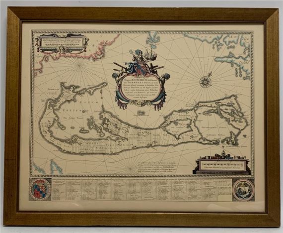 William Blaeu 1630 Bermuda Map Facsimile - Bermuda