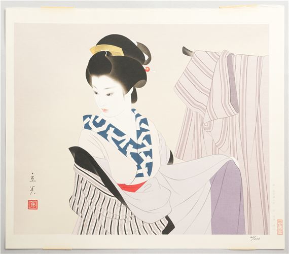 Tatsumi Shimura | MAIKO (CHANGING GARMENTS) (20th Century) | MutualArt