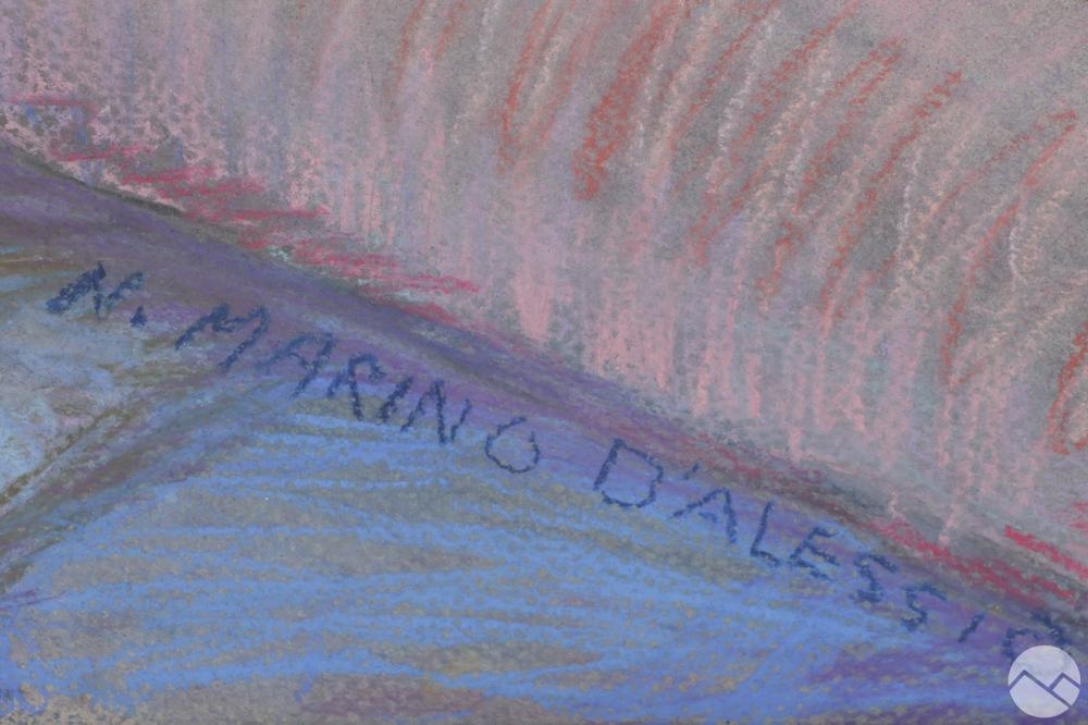 Artwork by Natalie Marino D'Alessio, Backstage with Pearls & the Girls, Made of pastel on paper